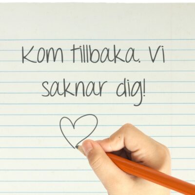 Vi saknar dig
