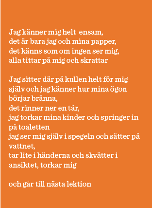Dikt ensam