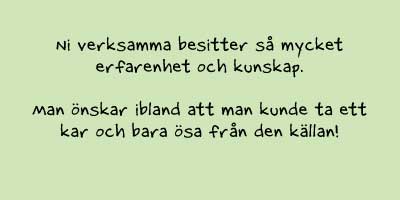 VFU – när den är som bäst?