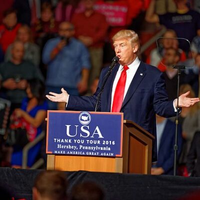 Donald Trump speaking
