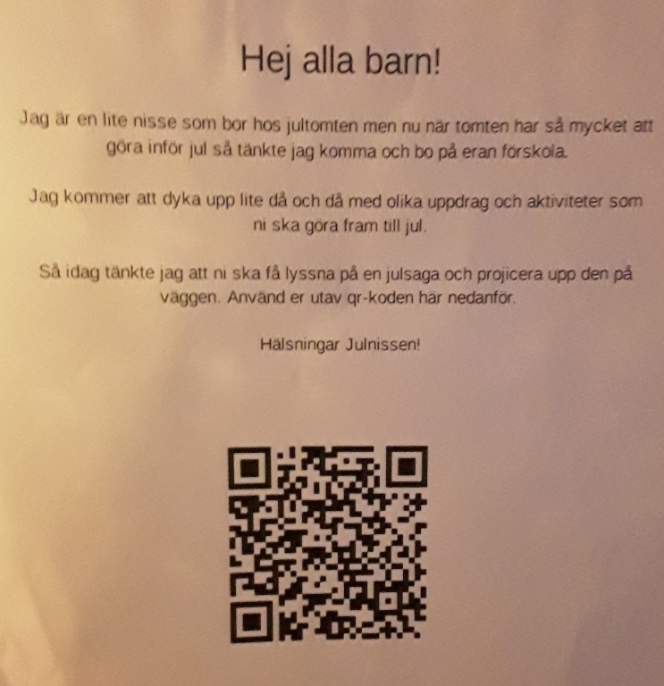 Nissen flyttar in – varje uppdrag är en qr kod