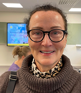 Mötet mellan forskning och skolverksamhet var något som Åsa Aronsson, lärare i engelska och tyska på Sundsta-Älvkullegymnasiet, satte värde på.