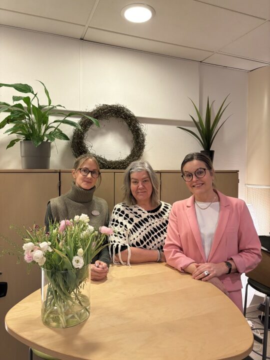Tovan Carlsson, yrkeslärare kök, Emilie Leff-Hallstein, yrkeslärare hotell och turism, Agneta Ernstson rektor
Tingvallagymnasiet Karlstad