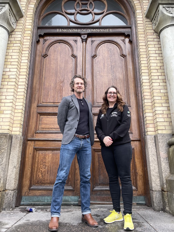 Henrik Fröling rektor, Ann Kristin Olsson yrkeslärare