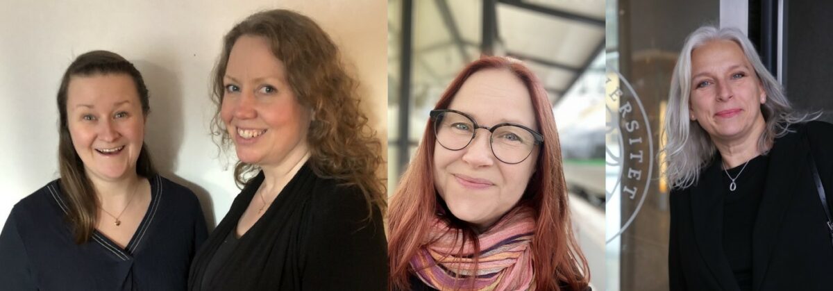 Magdalena Raivio, forskare/lektor , Katarina Ribaeus, forskare/lektor, Ulrika Gustafsson, rektor/förskollärare , Maja-Lena Höglund, förskollärare